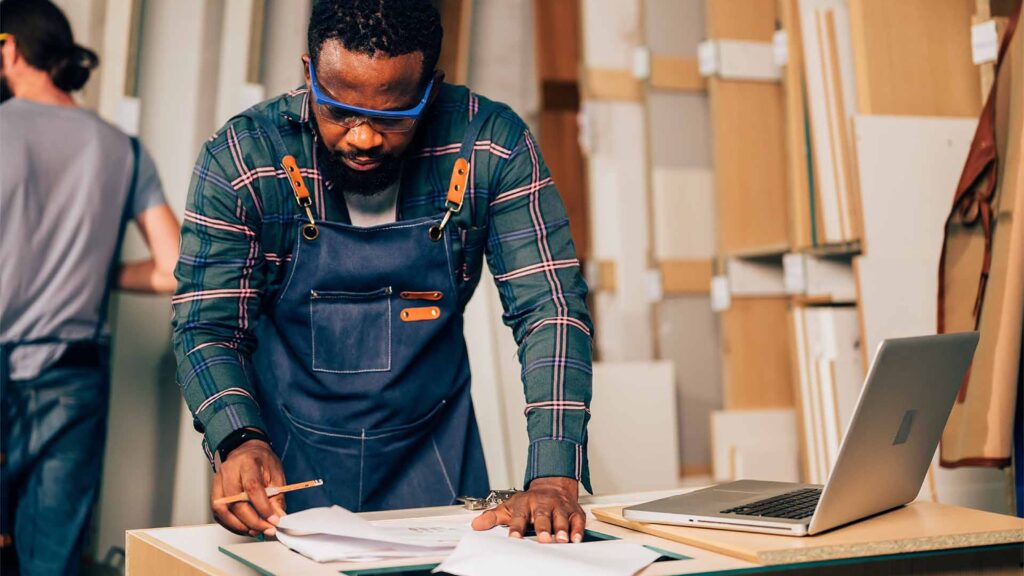 tradesman business branded letterheads