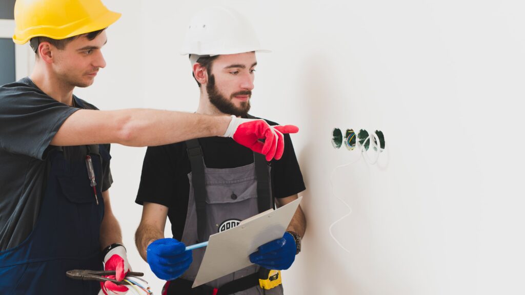 best business card layouts for electricians UK